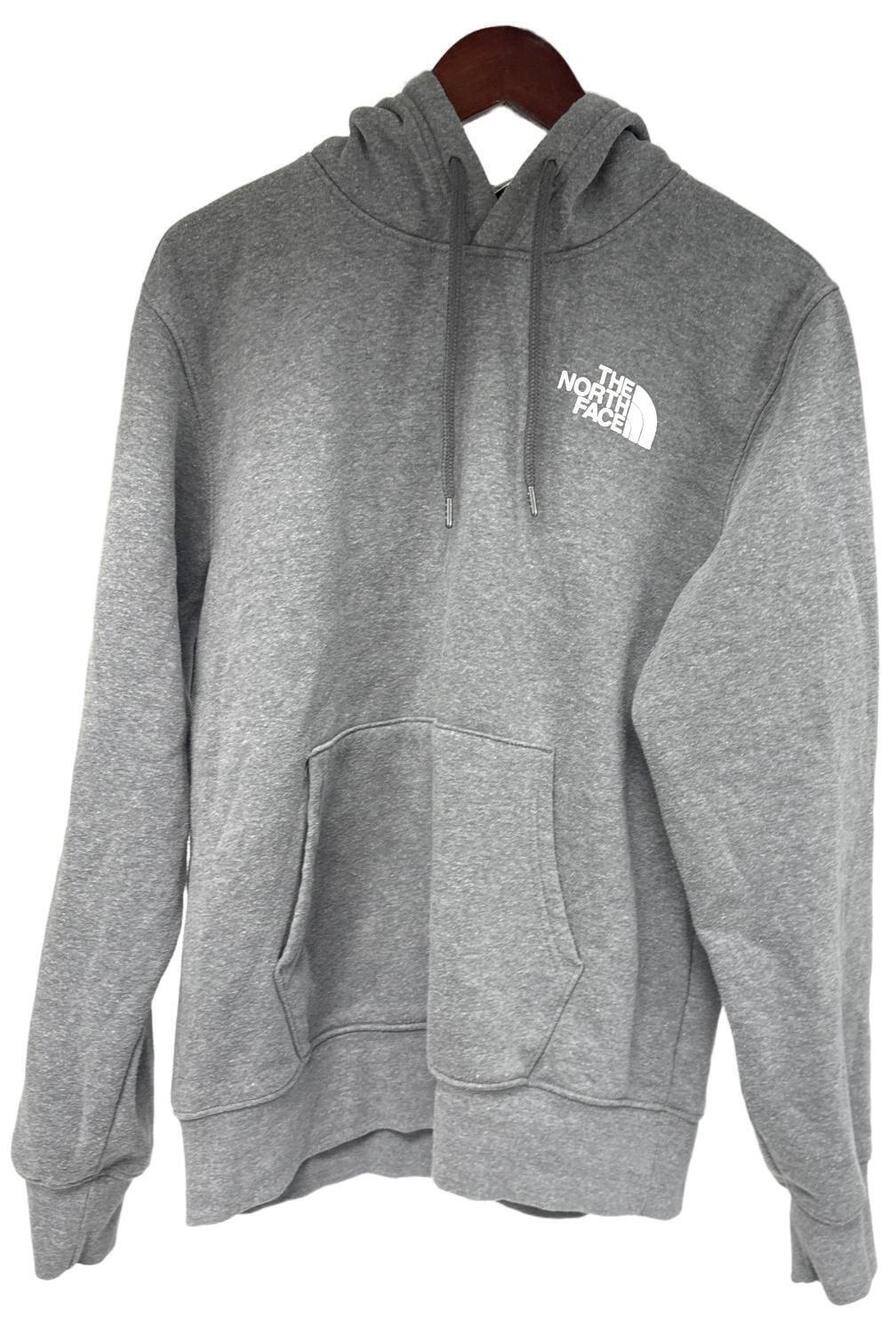 The North Face Men's Novelty GFX Fleece Pullover Hoodie Gray/White